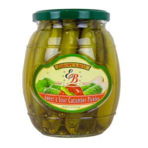EB Cucumber in Brine 870g Sour Cucumbers (12)