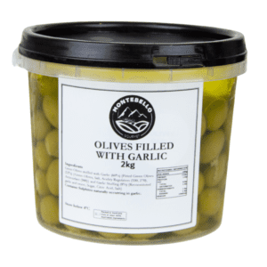 Montebello Gourmet Olives Stuffed W/Garlic 2KG