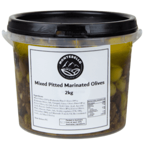 Montebello Gourmet Mixed Marinated Olives 2KG