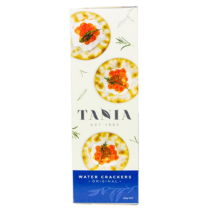Tania Water Crackers 125g (24)