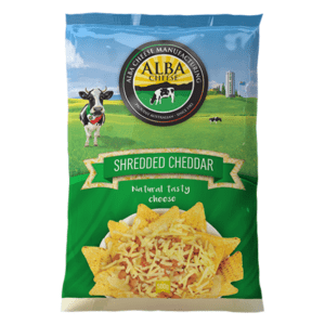 Alba Shredded Cheddar 500g (12)