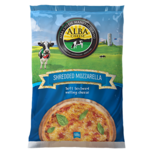 Alba Shredded Mozzarella 500g (12)