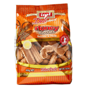 Ital Biscuits Honey Miele 450g (10) (DISCONTINUED SIZE, LIMITED STOCK AVAILABLE)