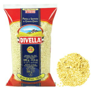 Divella Acini Di Pepe Pasta #78b 500g (24)