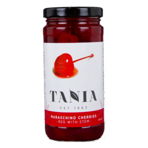 Tania Red Cherries W/Stem (Maraschino) 340g (12)