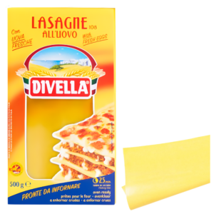 Divella Lasagna Sheets Egg Pasta #108 500g (12) SPECIAL Shape