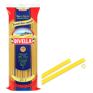 Divella Ziti Pasta #2 500g (24) SPECIAL Shape
