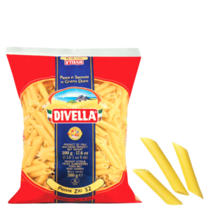 Divella Penne Ziti Lisce Pasta #32 500g (24)