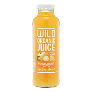 Wild One Organic Juice Banana, Mango, Apple 360ml (12) Carton Only