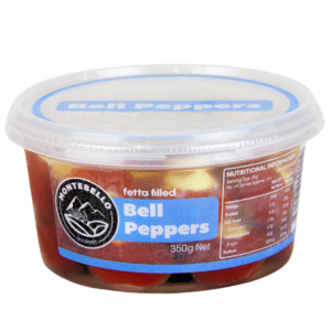 Montebello Gourmet Bell Peppers Fetta Filled 350g (8)