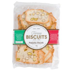 Famous Biscuits Pistachio Biscotti 150g (12)