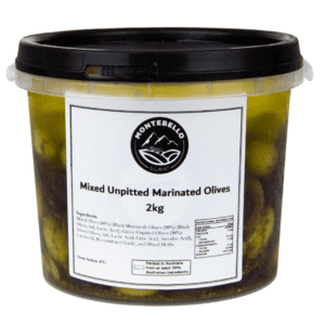 Montebello Gourmet Mixed Marinated Olives Whole 2KG