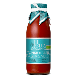 Lil Bella ORGANIC Tomato & Basil Sauce 500g (6)