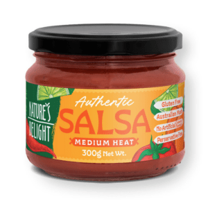 Natures Delight Medium Salsa 300g (6)