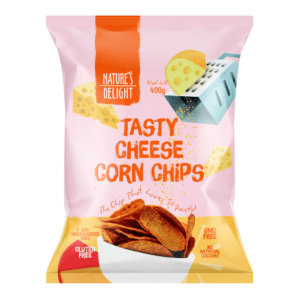 Nature's Delight Corn Chips Tasty Cheese 400g (16)