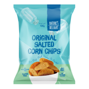 Nature's Delight Corn Chips Original Salted 400g (16)