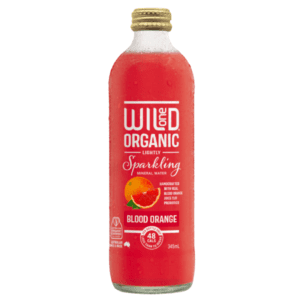 Wild One Organic Sparkling Blood Orange 345ml (12) Carton Only
