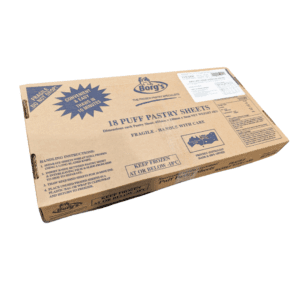 Borg's Puff Pastry Sheets 6KG (quick thaw pre-cut 18 sheets)