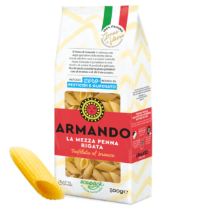 Armando Pasta Mezza Penna Rigata Bronzo 500g (12)