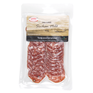 L'Antica Cucina Sliced Sicilian Salami Mild 100g (12)