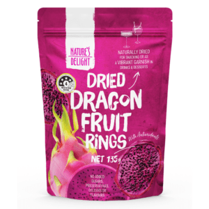 Nature's Delight Dried Red Dragon Fruit 135g (18)