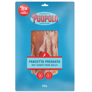 Puopolo Sliced Pancetta Pressata HOT 80g (10)